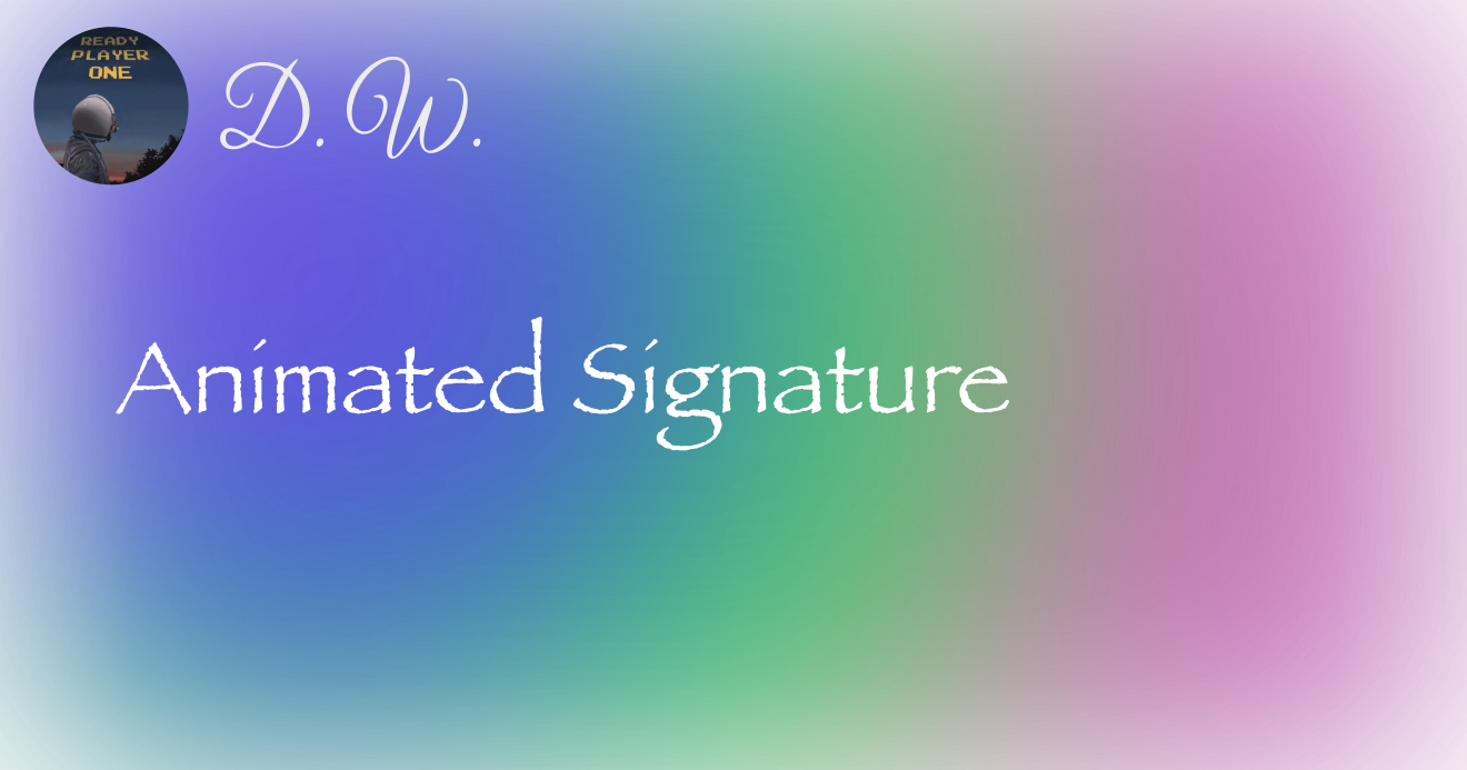 Animated Signature